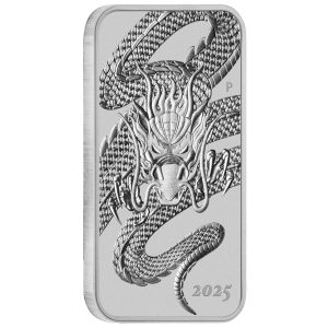 Perth Mint 2025 1oz Dragon Rectangular Silver Coin