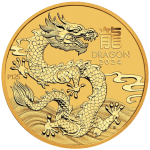 Perth Mint 1/4oz Year of the Dragon Gold Coin 2024